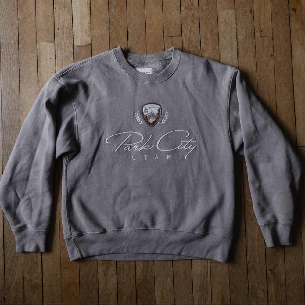 Abercrombie & Fitch Park City Crewneck Sweatshirt